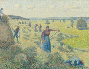 ヘイハーベスト、エラニー 作： Camille Jacob Pissarro
