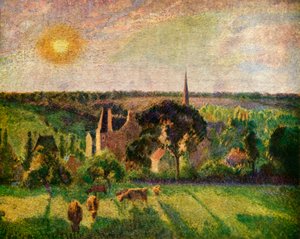 エラニーの風景、1897年、1939年。 作： Camille Jacob Pissarro