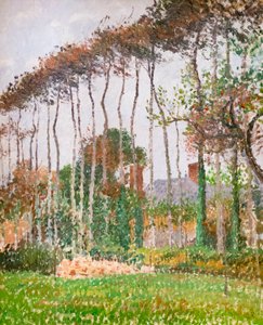 Varengeville の風景、c。 1889年（キャンバスに油彩） 作： Camille Pissarro