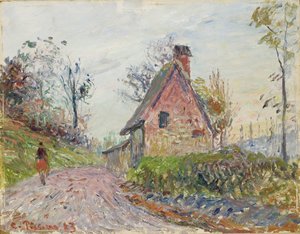 ルーアンの周辺 作： Camille Pissarro