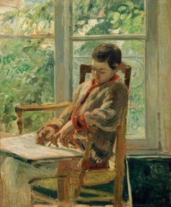 彼の部屋のルシアン・ピサロ 作： Camille Jacob Pissarro