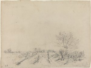 モンモランシー通り、c。 18501860。 作： Camille Pissarro