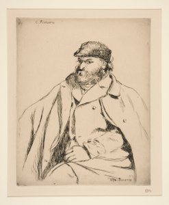 ポール・セザンヌ（セザンヌの肖像） 作： Camille Pissarro
