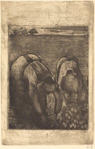 豆畑の農民 豆畑の農民、1891年。