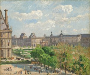カルーセル広場、パリ、1​​900 年。 作： Camille Pissarro