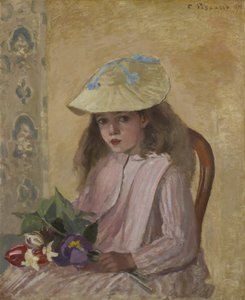 アーティストの肖像 作： Camille Pissarro