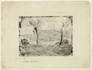 夕日 作： Camille Pissarro