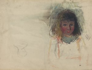 芸術家の息子ジョルジュ [裏面] 作： Camille Pissarro