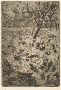 キャベツ畑 キャベツ畑、c。 1880年。