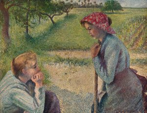 チャタラー、1892年、1935年。 作： Camille Jacob Pissarro