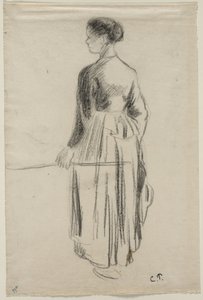 牛飼いの女神、エラニー 作： Camille Pissarro