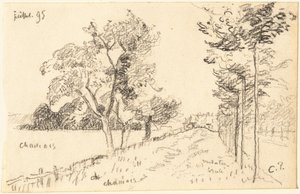私道 作： Camille Pissarro