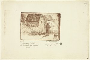 羊飼いの帰還 作： Camille Pissarro
