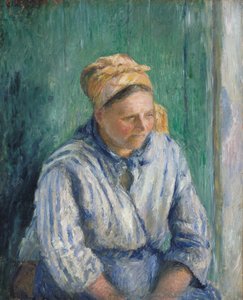 ウォッシャーウーマン、研究、1880。 作： Camille Jacob Pissarro
