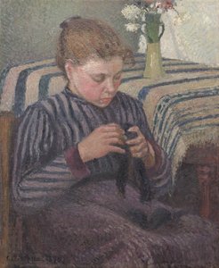 女性修理 作： Camille Pissarro