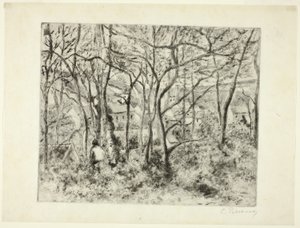 エルミタージュの森 作： Camille Pissarro