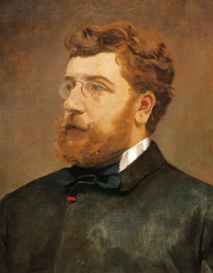 ジョルジュ・ビゼーの肖像 (パリ 作： Camillo (1840 1919) Miola