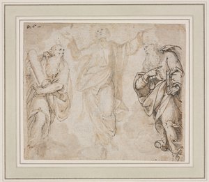 変容の直訳、手の研究、c。 1590。 作： Camillo Procaccini