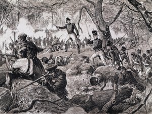 シャトーグアイの戦い、1880年10月26日、1880年 作： Canadian School