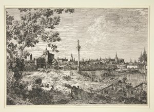 シリーズVedute（ビュー）からのパドヴァの架空のビュー 作： Canaletto (Giovanni Antonio Canal)