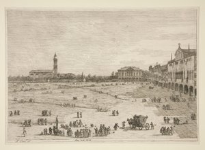 広報？ Vedute (Views) シリーズの della Valle 作： Canaletto (Giovanni Antonio Canal)