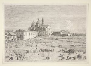 S. Giustina in Pr? Vedute (Views) シリーズの della Valle 作： Canaletto (Giovanni Antonio Canal)