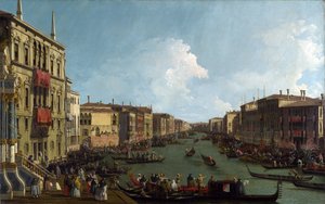 大運河のレガッタ 作： Canaletto