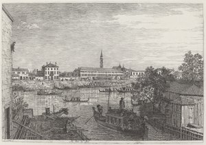 Ale Porte del Dolo、c。 17351746。 作： Canaletto