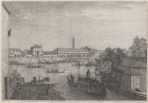 エールポルトデルドーロ、c。 17351746。 作： Canaletto