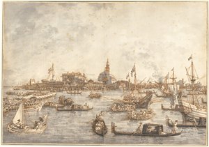 ベニスでの昇天祭、17651766。 作： Canaletto