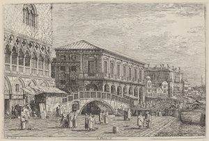 そしてプレソン。 V.、c。 17351746。 作： Canaletto
