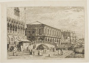 ル・プレソン。 V.、Vedute より 作： Canaletto