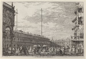 Le Procuratie niove e S. Ziminian V., c. 17351746。