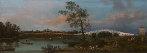 オールド ウォルトン ブリッジ 作： Canaletto
