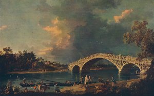 オールドウォルトンブリッジ、1754 作： Giovanni Antonio Canal