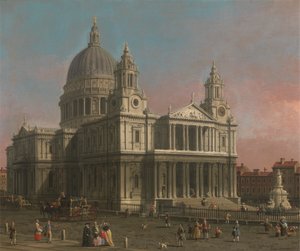 セントポール大聖堂 作： Canaletto
