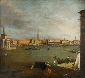 「サンマルコ盆地：北を望む」、c1730 作： Canaletto