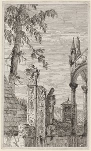 司教の墓、c。 17351746。 作： Canaletto