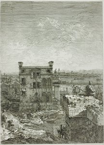 Vedute の Peristyle のある家 作： Canaletto