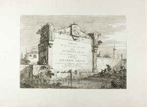 タイトルページ、Veduteより 作： Canaletto