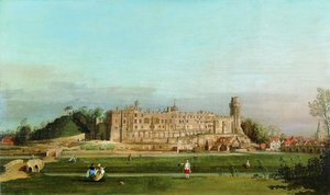 ウォリック城、1748年。 作： Giovanni Antonio Canal