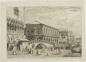 ル・プレソン。 V.、Vedute より 作： Canaletto