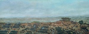 三国同盟戦争を描いた絵画より「アヤラ峠を通るアユイの通過」 作： Candido Lopez