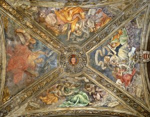 ティブールのシビルス、デルファイ、クマエとヘレスポント、カラファチャペル、サンタマリアソプラミネルヴァ、ローマ 作： Capponi