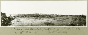 1917年11月13日、第1 ALH旅団によって捕獲された古いアシュドッド、エスダッド