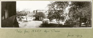 1917年6月、カイロ、NZMFA本部からの眺め
