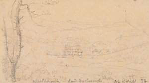 Appuldurcombe、ロード ヤーボローズ、ワイト島 作： Capt. Thomas Hastings