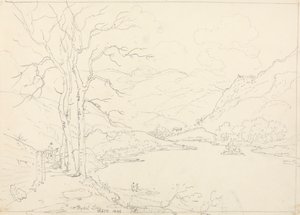 ライダル湖にて、1836 年 2 月 8 日 作： Capt. Thomas Hastings