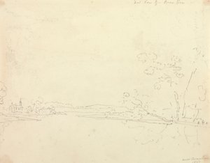 ボーリュー、ハンプシャーの遠景 作： Capt. Thomas Hastings