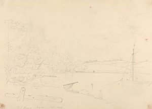 フィッシュ ハウス、ワイト島、1826 年 9 月 作： Capt. Thomas Hastings
